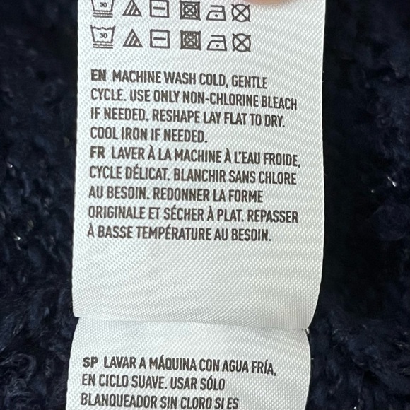 American Eagle Women's Blue Sweater Wool Tunic Goth Grunge Preppy Y2k Vtg L - Picture 10 of 12